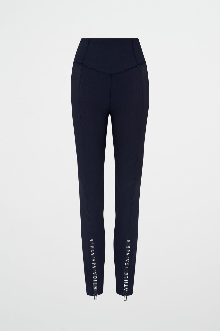 Bottoms Aje ATHLETICA | 7/8 Zip Hem Leggings 252 Galaxy Blue