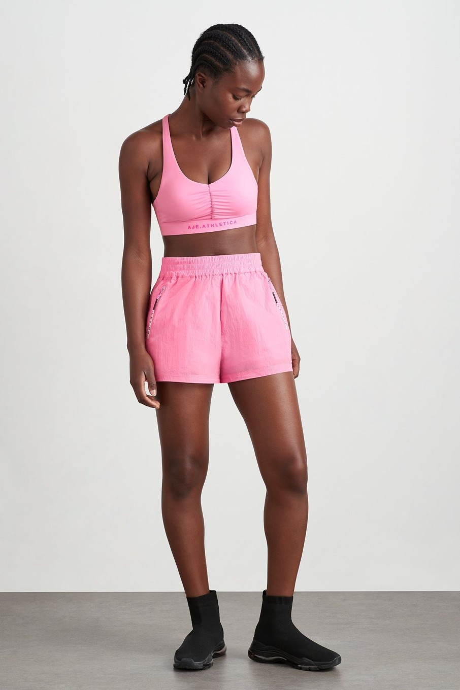 Bottoms Aje ATHLETICA | Spray Short 620 Candy Pink