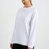 Tops Aje ATHLETICA | Long Sleeve Logo Tee 127 White