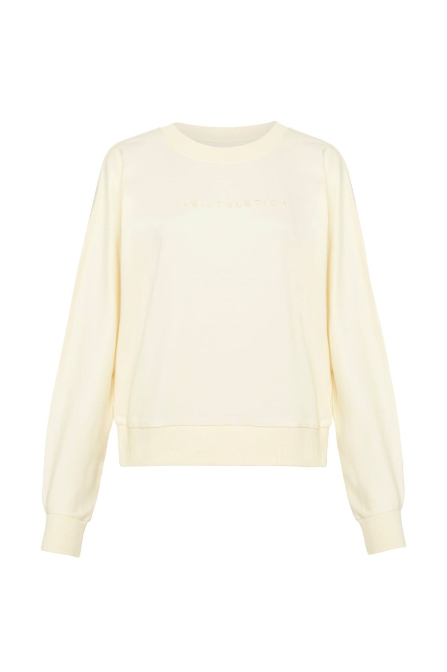 Outerwear Aje ATHLETICA | Signature Logo Sweatshirt 122 Light Ivory