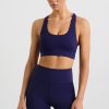 Tops Aje ATHLETICA | Sheer Racer Back Bra 329 Navy