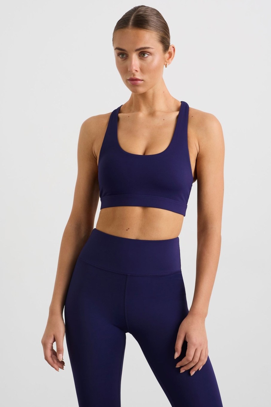 Tops Aje ATHLETICA | Sheer Racer Back Bra 329 Navy