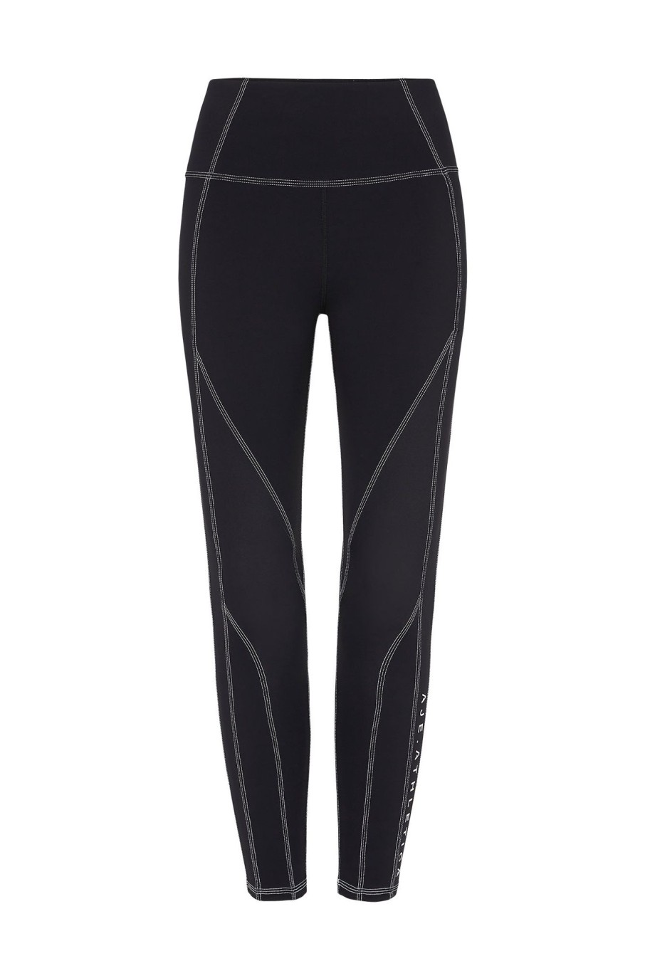 Bottoms Aje ATHLETICA | High Rise Full Length Panelled Legging 020 Black/White