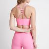 Tops Aje ATHLETICA | Cross Back Crop Top 312 Dahlia Pink