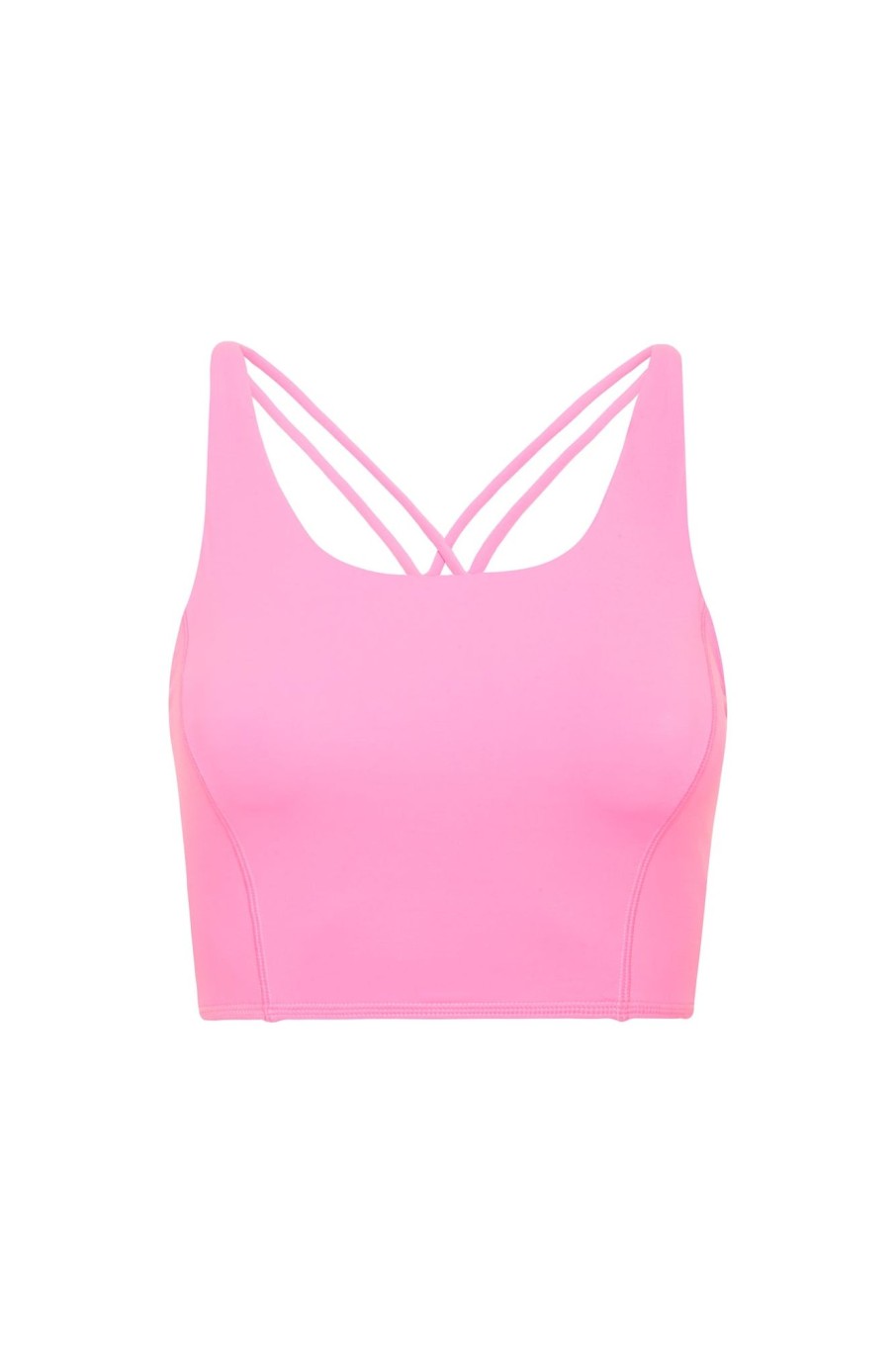 Tops Aje ATHLETICA | Cross Back Crop Top 312 Dahlia Pink