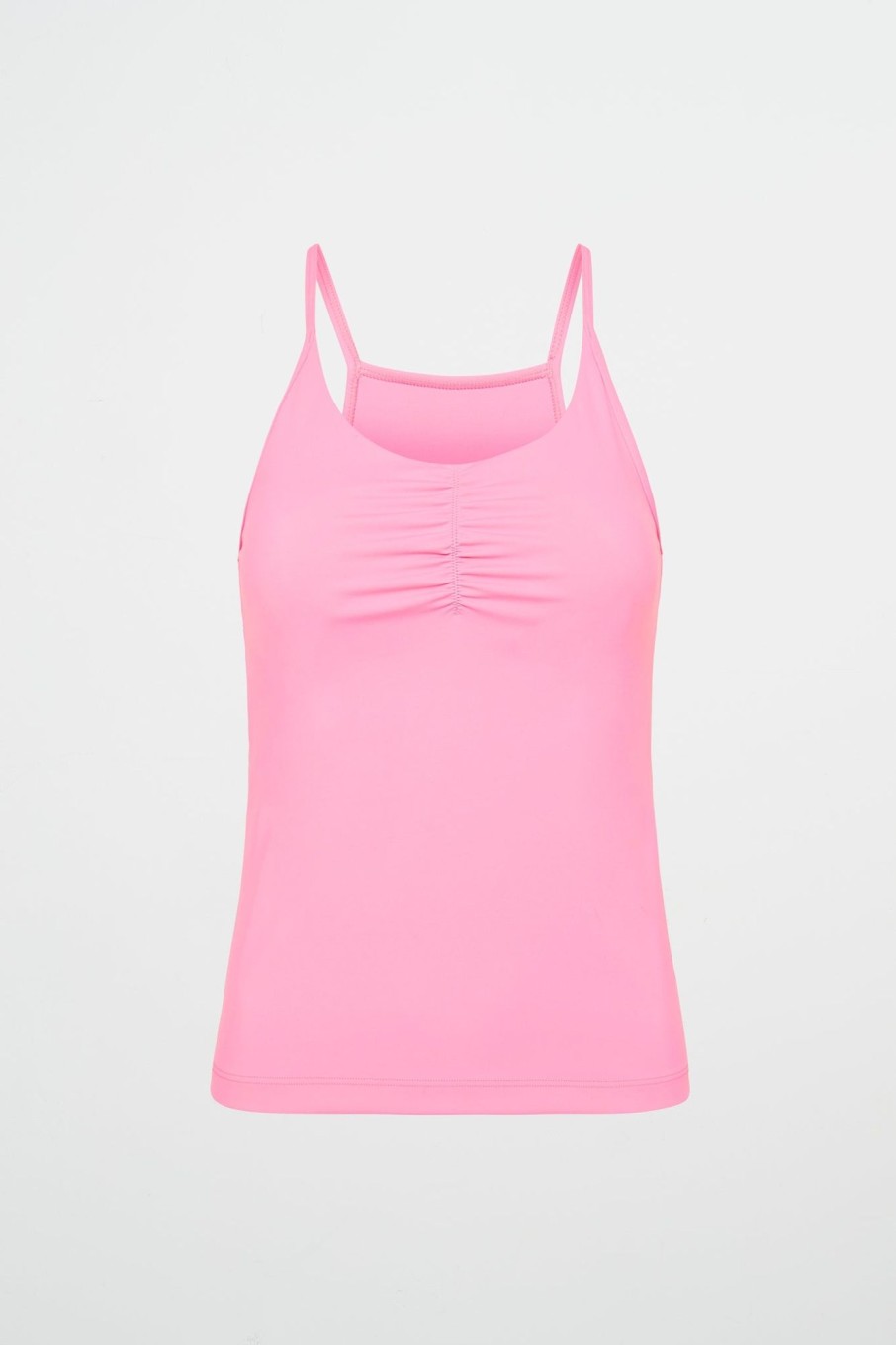 Tops Aje ATHLETICA | Ruched Active Tank 349 Candy Pink