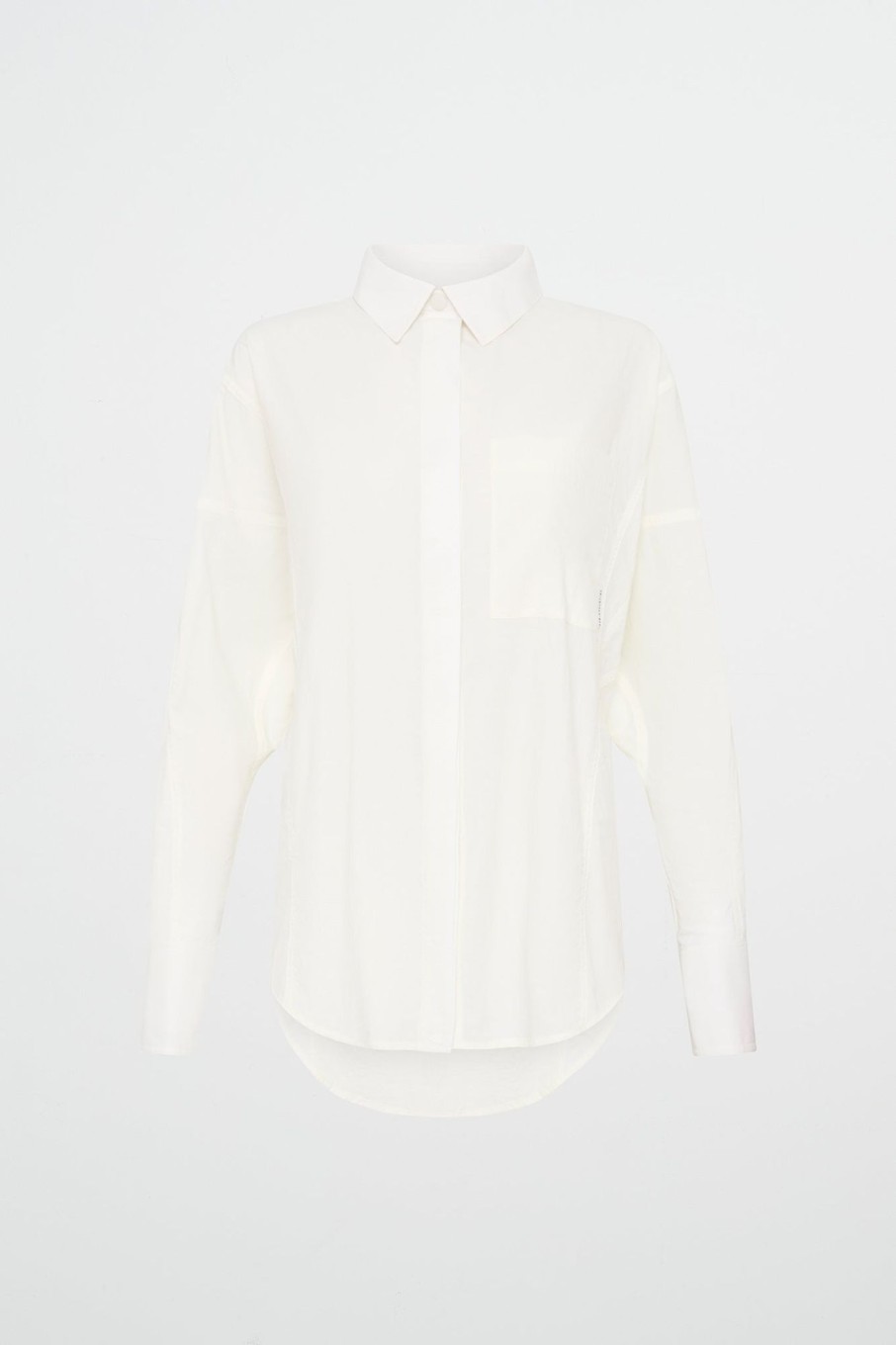 Tops Aje ATHLETICA | Panel Mesh Shirt 406 Coconut White