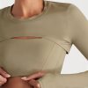 Tops Aje ATHLETICA | Layered Crop Set 356 Soft Khaki