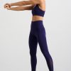 Bottoms Aje ATHLETICA | Mesh Inset 7/8 Legging 228 Navy