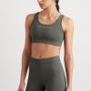 Tops Aje ATHLETICA | Pintuck Effect Sports Bra 327 Midnight Grey/Citrus Yellow