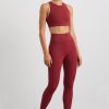 Bottoms Aje ATHLETICA | Winding Road 7/8 Tight 231 Plum Red