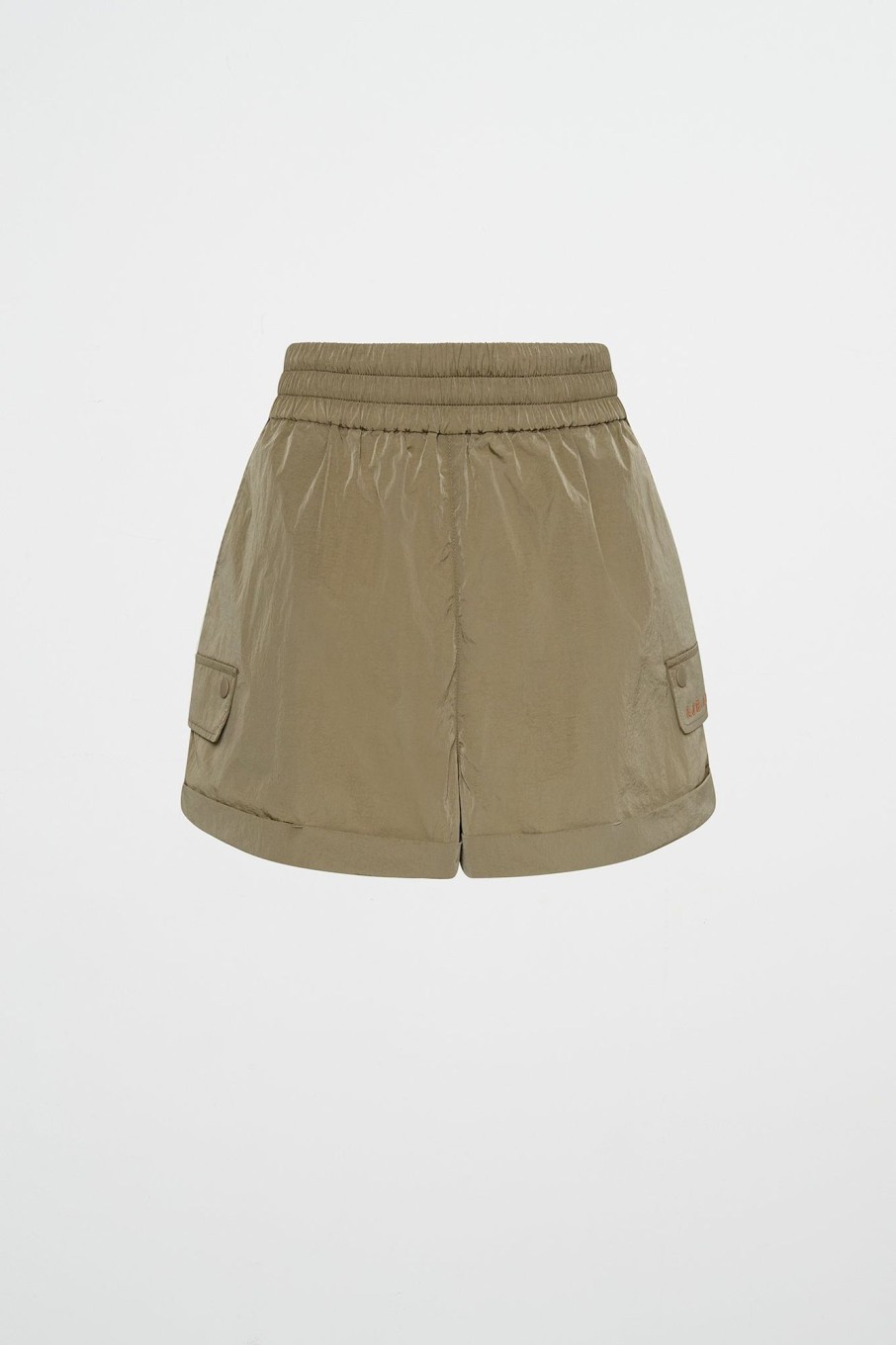 Bottoms Aje ATHLETICA | High Waisted Shorts 608 Soft Khaki