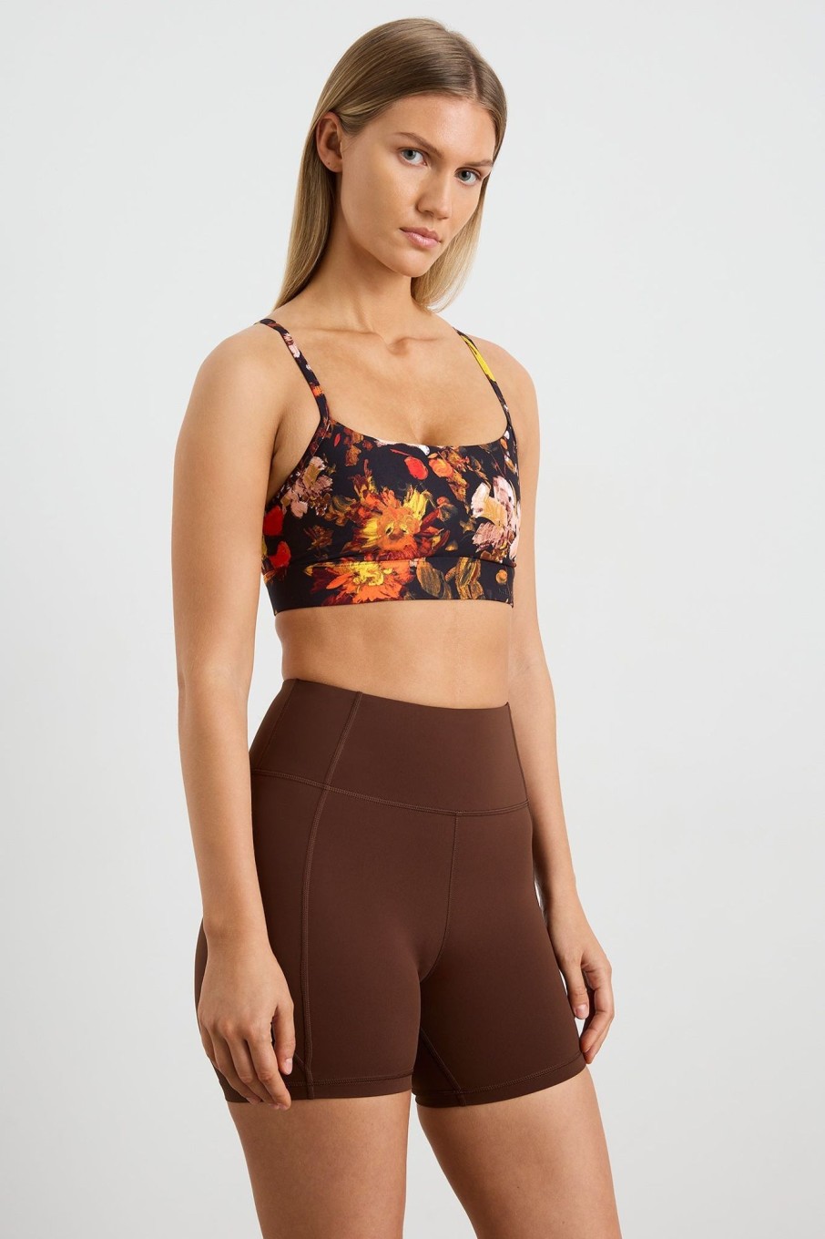 Tops Aje ATHLETICA | Square Neck Sports Bra 307 Autumnal Garden