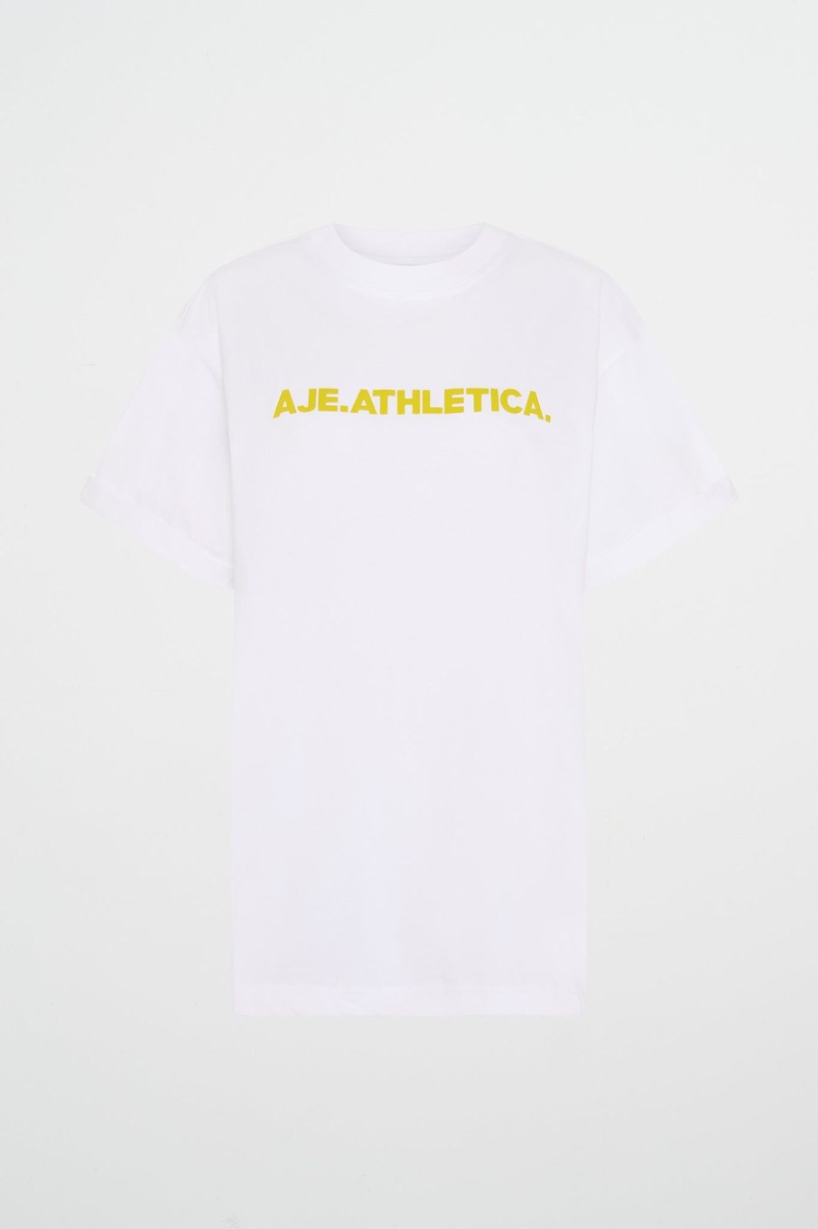 Tops Aje ATHLETICA | Bold Logo Tee 105 White/Solarblaze