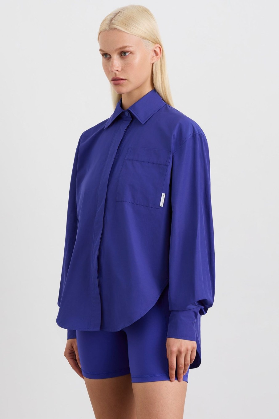 Tops Aje ATHLETICA | Longline Shirt 609 Electric Blue