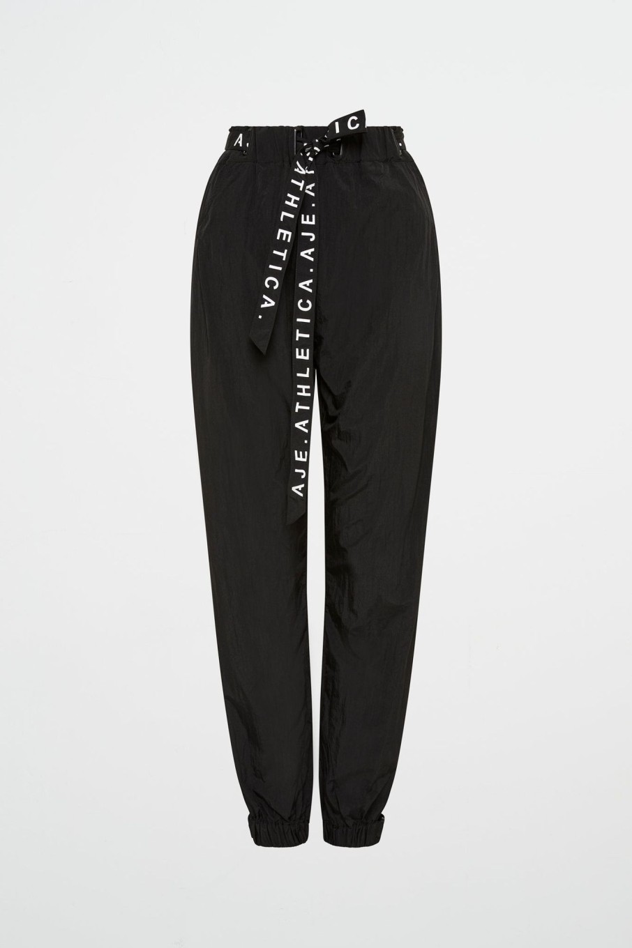 Bottoms Aje ATHLETICA | Belted Windbreaker Pant 502 Black