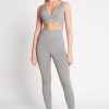 Bottoms Aje ATHLETICA | High Rise Crossover 7/8 Zip Legging 214 Grey Marle