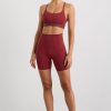 Bottoms Aje ATHLETICA | Panelled Bike Shorts 615 Plum Red