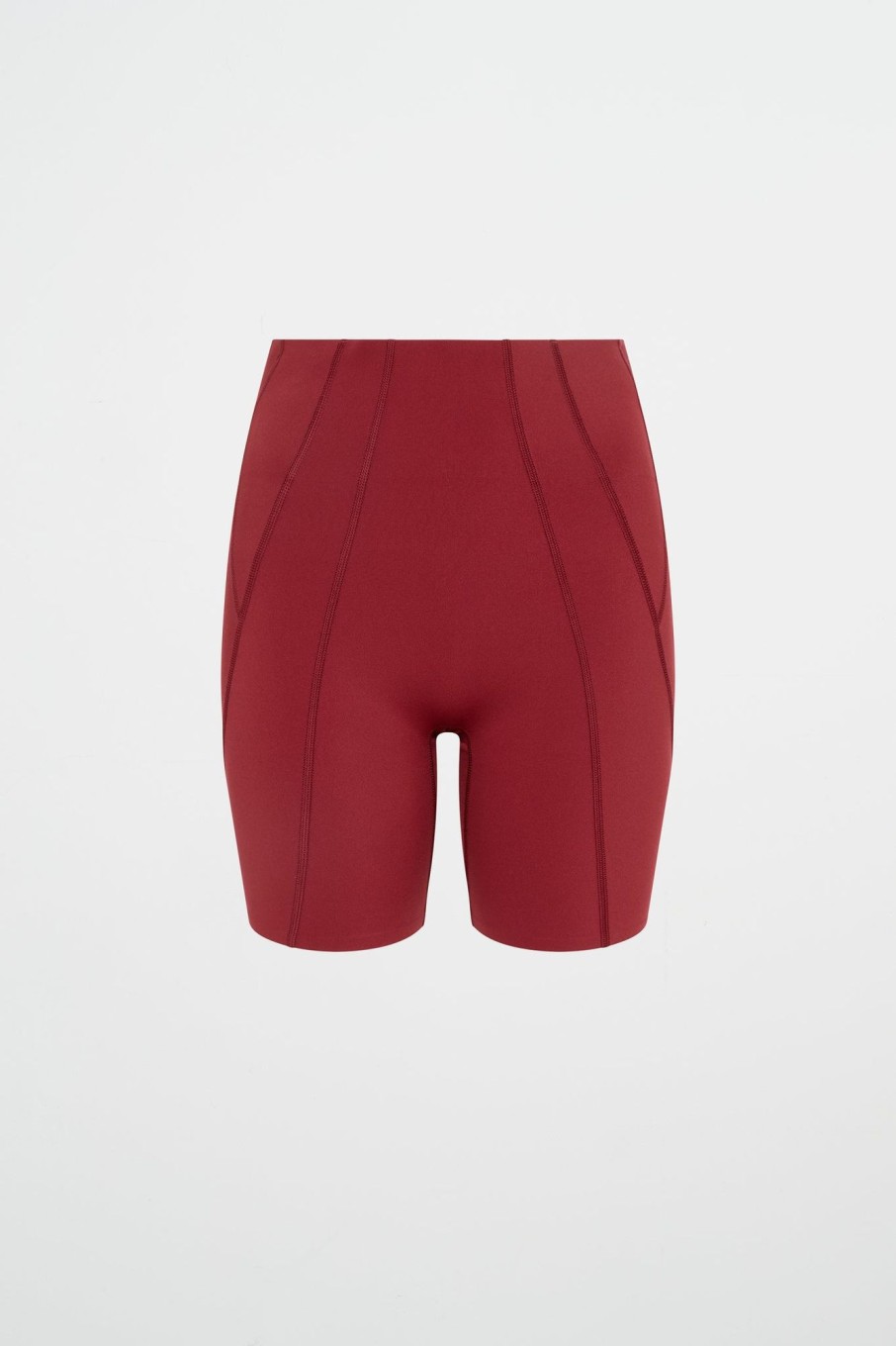 Bottoms Aje ATHLETICA | Panelled Bike Shorts 615 Plum Red