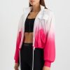 Outerwear Aje ATHLETICA | Ombre Hooded Spray Jacket 716 Ombre Pink