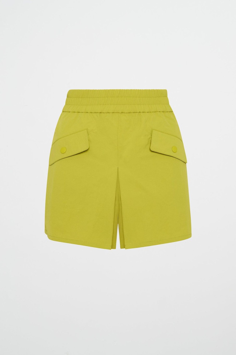 Bottoms Aje ATHLETICA | Pleated Spray Mini Short 648 Solar Blaze