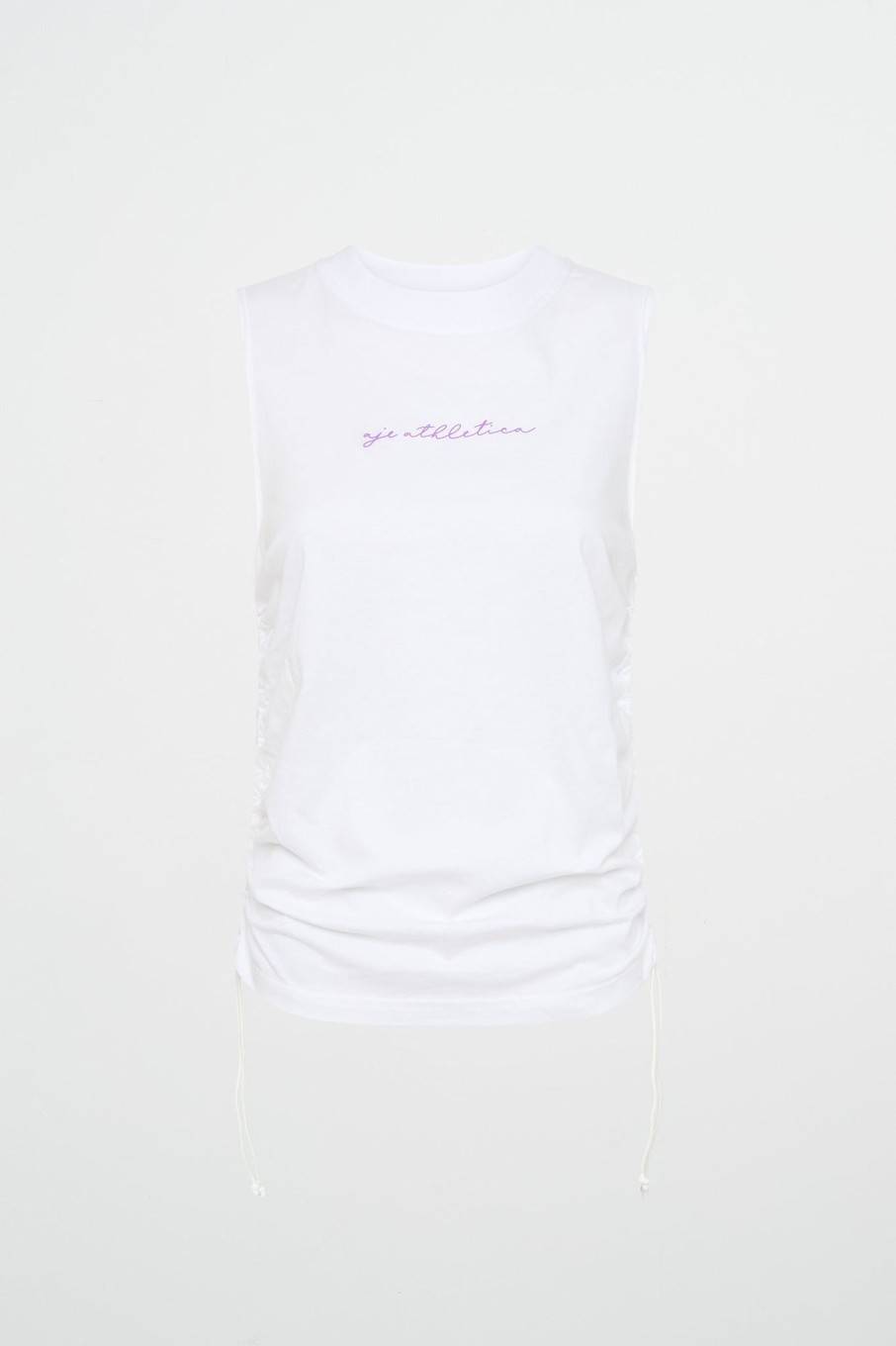 Tops Aje ATHLETICA | Drawcord Tank 131 White Ultra Violet