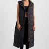 Outerwear Aje ATHLETICA | Longline Puffer Vest 765 Black