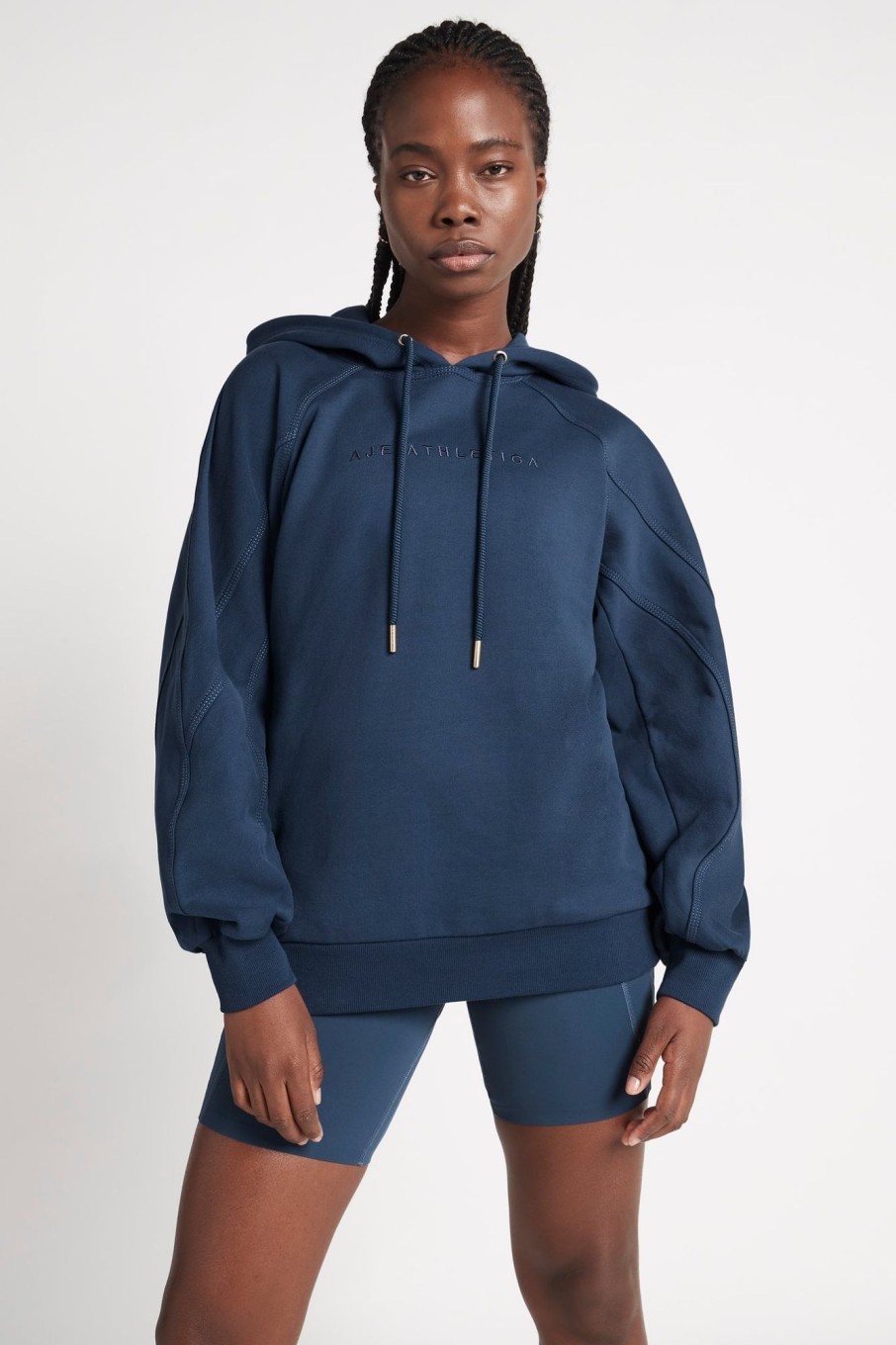 Outerwear Aje ATHLETICA | All Rounder Hoodie 410 Midnight Blue