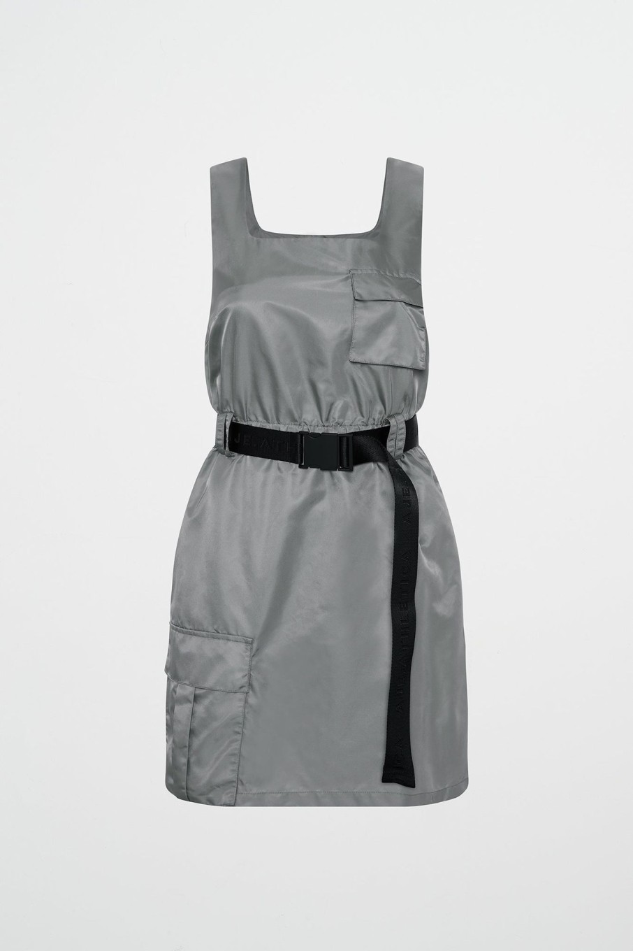 Outerwear Aje ATHLETICA | Spray Bubble Hem Dress 818 Slate Surge