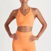 Tops Aje ATHLETICA | Ruched Crossback Bra 353 Soft Apricot