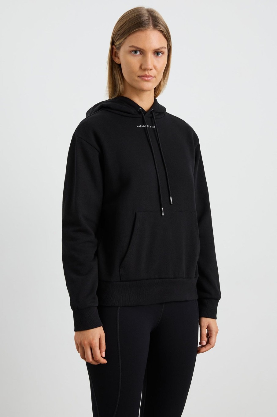 Outerwear Aje ATHLETICA | Slim Fit Hoodie 709 Black