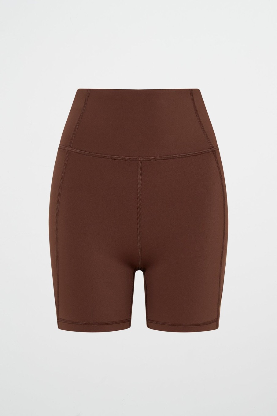 Bottoms Aje ATHLETICA | Bike Shorts 626 Dark Chocolate Brown