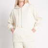 Outerwear Aje ATHLETICA | Essential Hoodie 411 Light Ivory/Gold