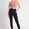 Bottoms Aje ATHLETICA | High Rise Full Length Legging 203 Black/Rose Pink