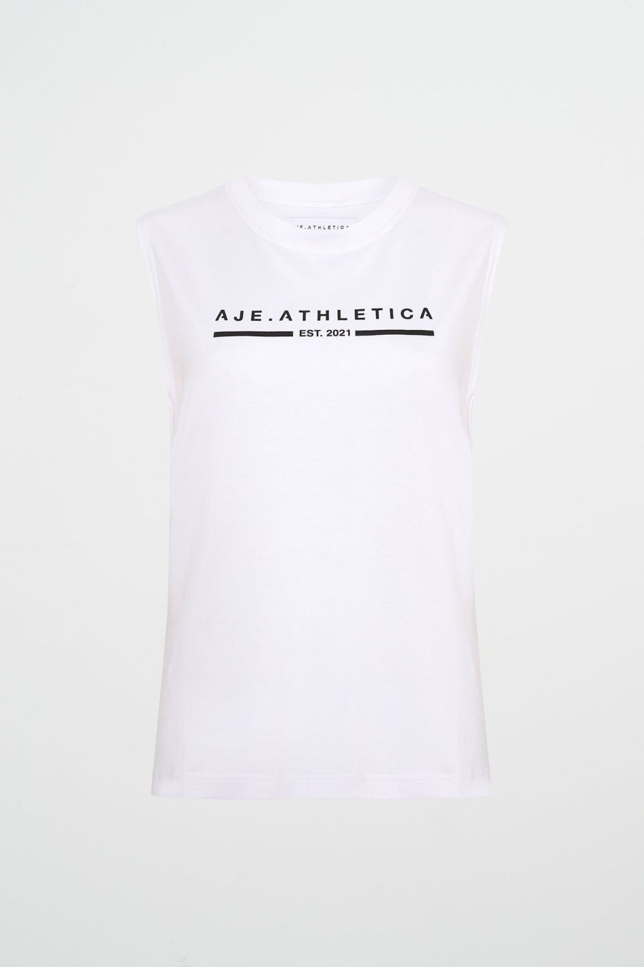 Tops Aje ATHLETICA | Established Logo Tank 101 White/Black