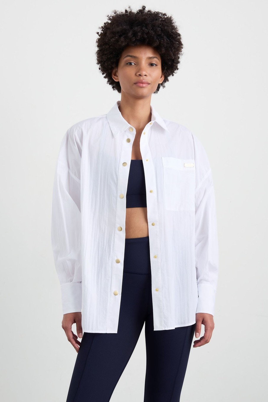 Tops Aje ATHLETICA | Elastic Spray Windbreaker 430 White