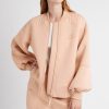 Outerwear Aje ATHLETICA | Classic Spacer Knit Bomber Jacket 704 Sand