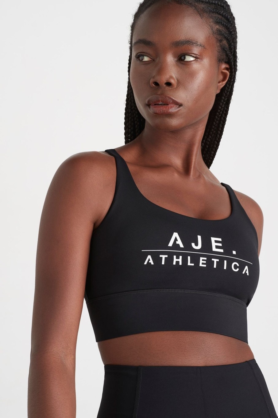 Tops Aje ATHLETICA | Classic Logo Sports Bra 303 Black/White