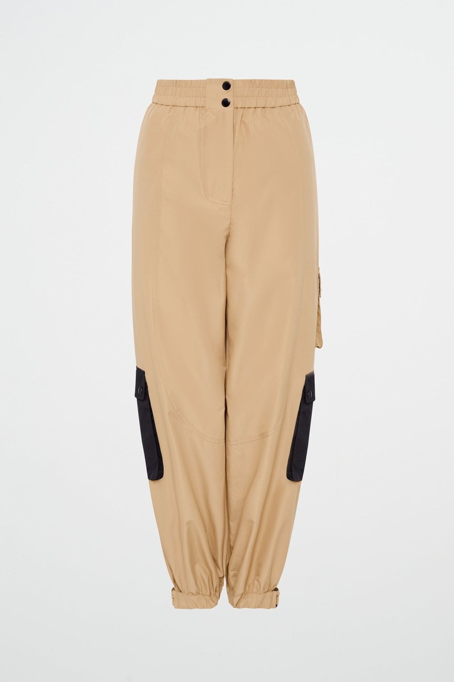 Bottoms Aje ATHLETICA | Parachute Pants 511 Natural Tan / Black