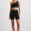 Bottoms Aje ATHLETICA | Mid Logo Elastic Shorts 607 Black