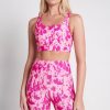 Tops Aje ATHLETICA | Cross Back Sports Bra 323 Painterly Pink