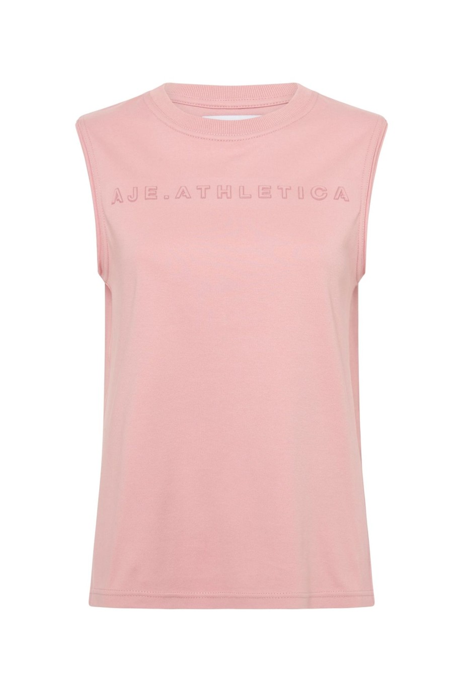 Tops Aje ATHLETICA | Embossed Logo Tank 101 Rose Quartz/Rose Pink