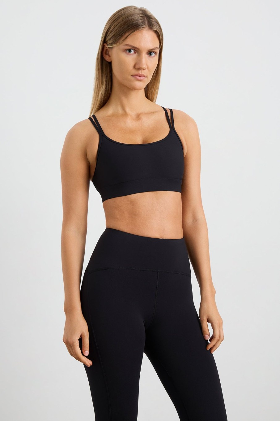 Tops Aje ATHLETICA | Mesh Back Sports Bra 338 Black