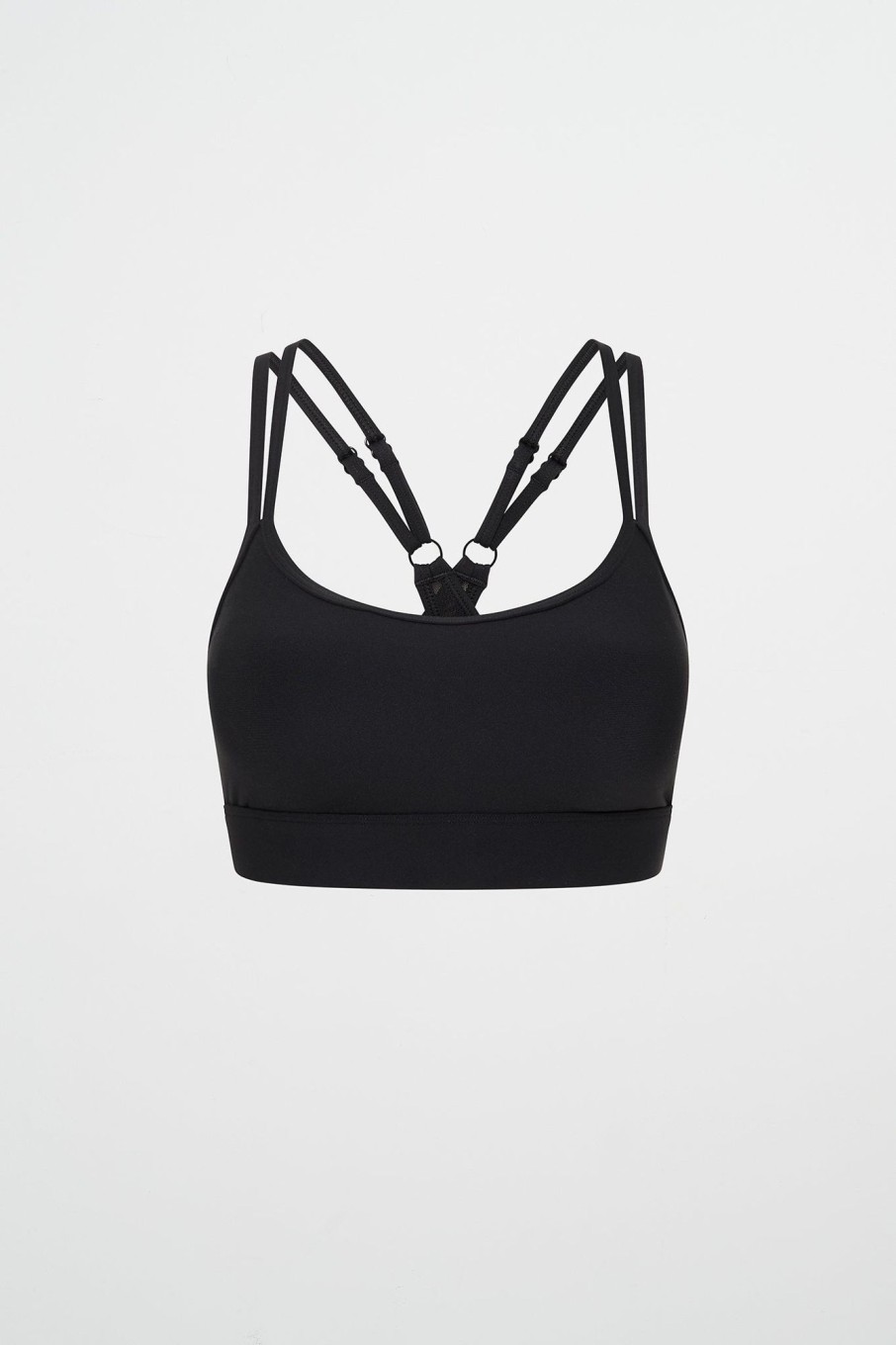 Tops Aje ATHLETICA | Mesh Back Sports Bra 338 Black