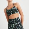 Tops Aje ATHLETICA | Braided Strappy Sports Bra 334 Green Painted Freeform