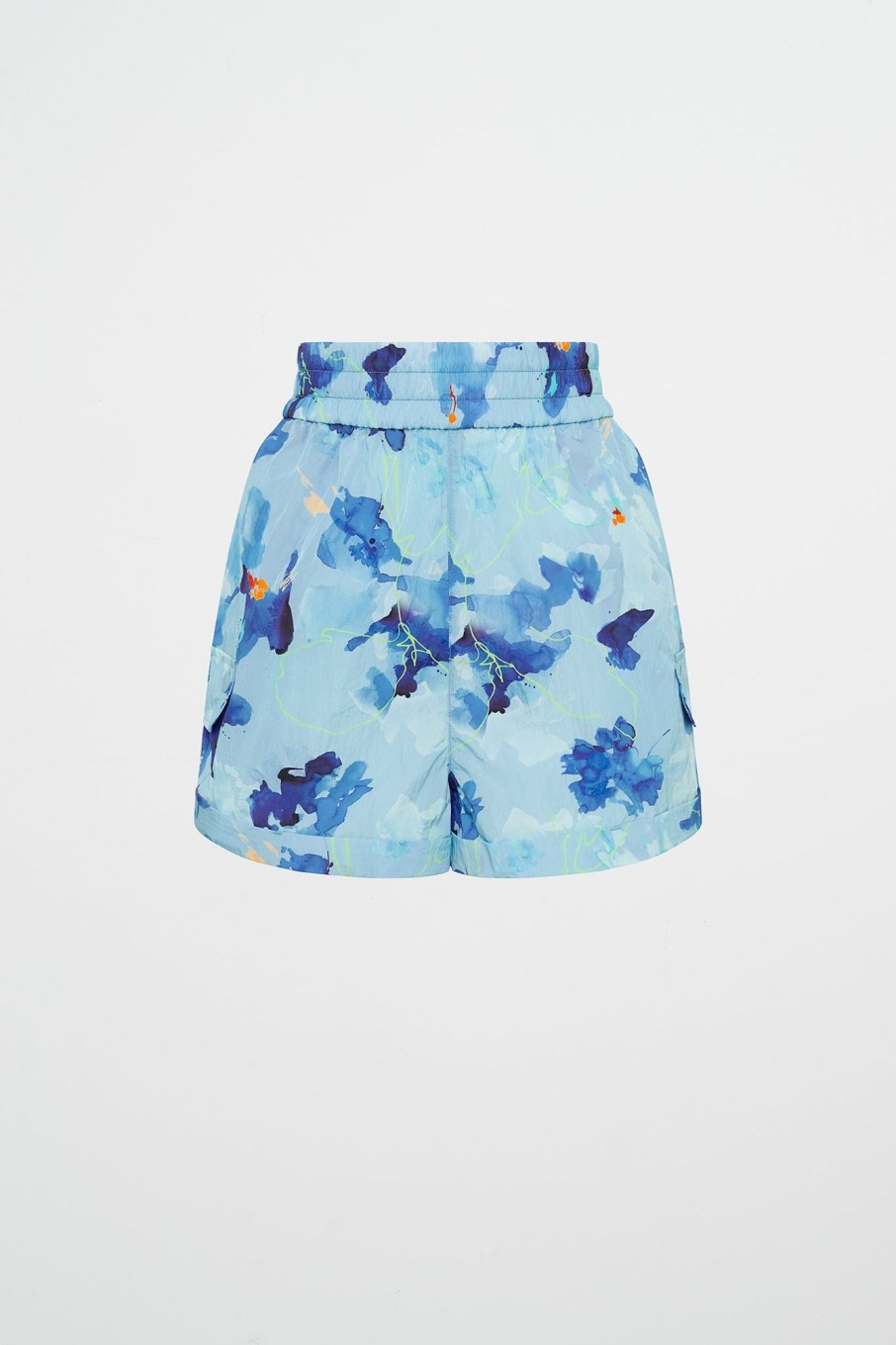 Bottoms Aje ATHLETICA | High Waisted Shorts 608 Expressive Floral