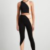 Bottoms Aje ATHLETICA | High Rise Colour Block 7/8 Legging 226 Black/Beige