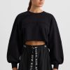 Outerwear Aje ATHLETICA | Terry Crop Top 413 Black