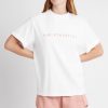 Tops Aje ATHLETICA | Signature Logo T-Shirt 102 White/Sunset Pink