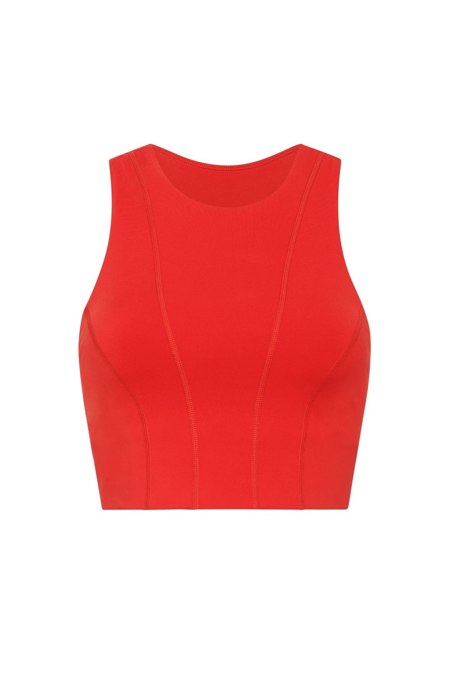 Tops Aje ATHLETICA | Cross Back Crop Top 316 Garnet Red